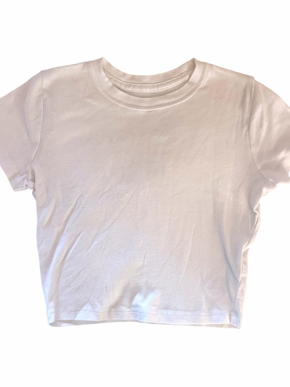 Hollister Soft Stretch Seamless Fabric Crew Baby Tee - Sz Small- NWOT